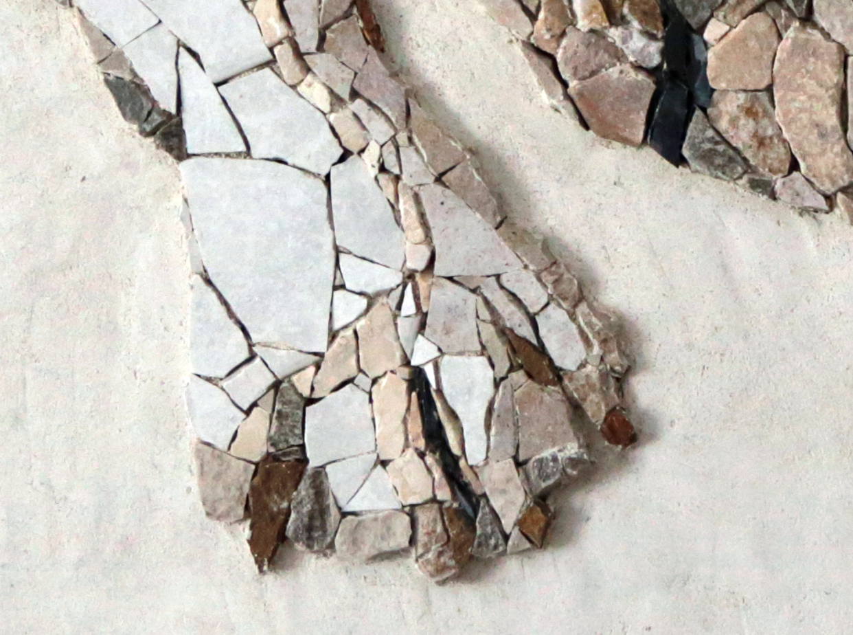 Mosaik Detail Pfote