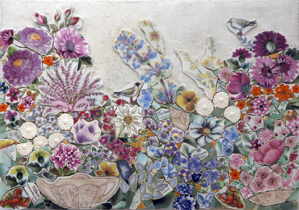 Mosaik Teetied, Maria Ackmann, Januar 2022