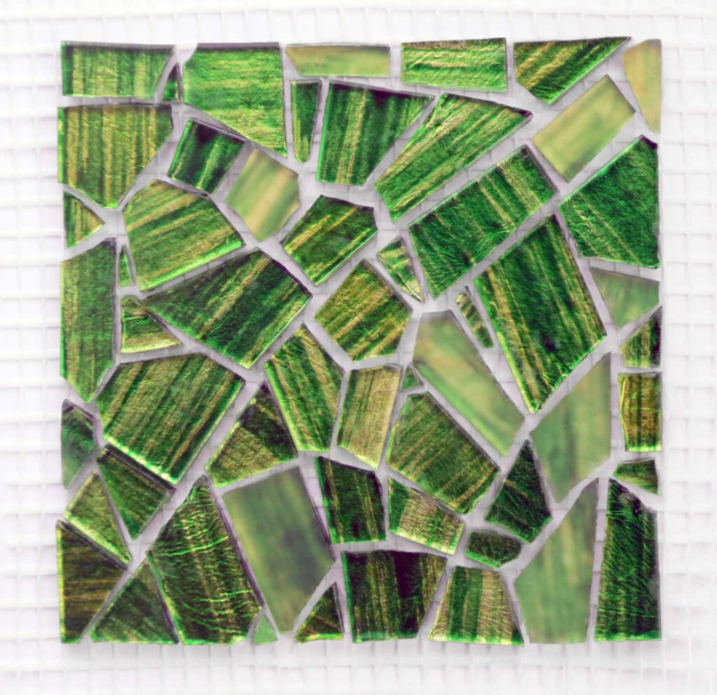 Mosaik Blattzellen für das Gemeinschaftsprojekt Stele der DOMO